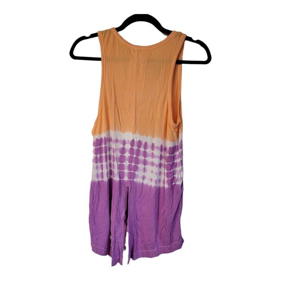 a.n.a. A New‎ Approach Medium Tie Dye Purple Crocus Tank Top - Picture 4 of 6